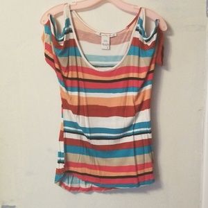 American Rag cold shoulder tee